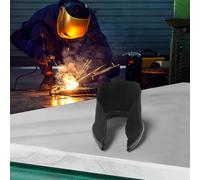 Saldatura Casco Bavaglino In Pelle Ignifugo Resistente Al Calore Protezione Collo Wrap Cotone PU Multi-Layer Costruzione Tool-Attaccamento