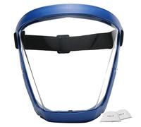 Saldatura casco protettivo occhiali schermo facciale con 2pcs filtri di cotone Anti Fog alta definizione maschera schermo facciale con cinghie regolabili maschera integrale contro vento(nero e bianco)