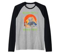 Saldatura con un Wicked Twist Spooky Saldatore Halloween Maglia con Maniche Raglan