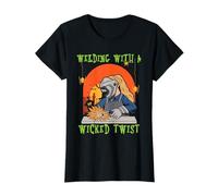 Saldatura con un Wicked Twist Spooky Saldatore Halloween Maglietta