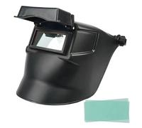 Saldatura del casco per il casco regolabile capovolgere il copricapo del cappuccio di saldatura con finestra quadrata Visibile protezione piena perfetta per uomini e donne