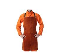 Saldatura del grembiule isolamento a calore diviso in pelle lavoro protettivo grembiuli resistenti a fiamma resistenti ai vestiti for la sicurezza sul posto di lavoro Resistente al calore e alla fiamm