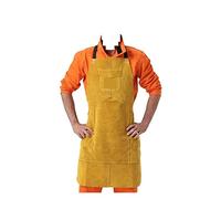 Saldatura del grembiule isolamento a calore diviso in pelle lavoro protettivo grembiuli resistenti a fiamma resistenti ai vestiti for la sicurezza sul posto di lavoro Resistente al calore e alla fiamm