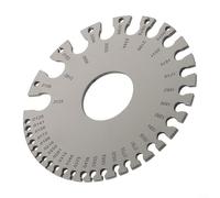 Saldatura e misurazione Made Easy 2 Pcs Calibri di spessore dell'acciaio inossidabile (A)