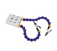 Saldatura Helping Heling Hands ARM Flessibile in Alluminio Base in Lega DI Saldatura DI Terza Mano Strumento DI Saldatura PCB STAZIONE DI SALDAGGIO con Copertura in Gomma