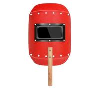 Saldatura mano Shield - Saldatore ad protezione viso per la sicurezza | Casco portatile regolabile con lente resistente al calore e finestra di visualizzazione trasparente per smerigliatura