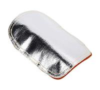 Saldatura Manuale, Pelle Bovina Alluminata Posteriore Scudo Termico, Scudo per le Mani Resistente Alle Alte Temperature in Foglio