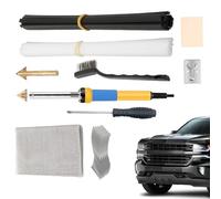 Saldatura professionale - Controllo preciso della temperatura metallo+ABS | Paraurti saldatore e stiratura in pelle per riparazione automobilistica, motocicletta, officina e casa