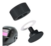 Saldatura Stacseners per copricapo, parti per coperture per saldatura - Pulsanti per casco per saldatura in alluminio | Con pulsanti per casco per saldatura a guarnizione in silicone ultraleggero per
