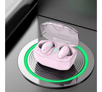 Saldi Kayannuo per il ritorno a scuola: auricolari wireless Bluetooth 5.2 con luce RGB, custodia di ricarica wireless e ganci per le orecchie,