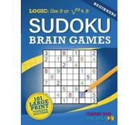 Saldrick, Chris Beginners Sudoku Brain Games Book NUOVO