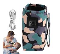 Salduola Bottiglia Da Viaggio | Bevanda A Calore | Riscaldatore Del Latte, Riscaldamento Rapido Con Bottiglia USB, Design Portatile, Gita, Viaggio In Famiglia, Soluzione Di Alimentazione In Movimento