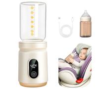Salduola del Latte Portatile per Viaggi, a Batteria da 6000 MAh Alimentato a Battente Portable Latte più Calda, Riscaldamento Rapido e Temperatura Costante Baby Biberon Warder