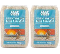 Sale Celtico Sale Marino Grigio Bretone Grosso (900g) (Confezione da 2)