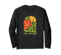 Sale e Luce Fede Cristiana Gesù Cristo Maglia a Manica