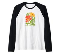 Sale e Luce Fede Cristiana Gesù Cristo Maglia con Maniche Raglan