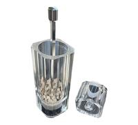 Sale, efficiente sale, pepe, spargitore | Ricaricabile manualmente, trasparente, regolabile, utensili da cucina per sala da pranzo, campeggio, cucina, picnic, decorazione per la casa