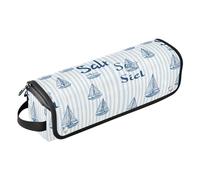 Sale marino Barca a vela Blu Capelli Strumenti di Ferro Borsa da Viaggio per Piastre per Capelli Ferri Arricciacapelli Spazzole Ad Aria Calda Essenziali Da Viaggio Strumenti per lo Styling
