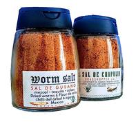 Sale messicano di vermi e capulines secchi per Mezcal e Tequila 2 x 120 g