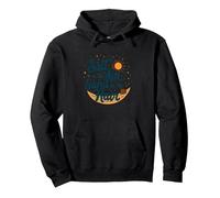 Sale Nell'Aria Sabbia nei Miei Capelli Spiaggia Estate Felpa con Cappuccio, Unisex per Adulti, Nero, S