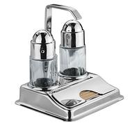 Sale pepe e portastecchi inox e vetro Nouvelle Cousine di Pinti