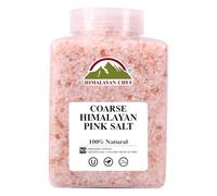 Sale rosa dell'Himalaya, 2,26 kg, non OGM, kosher, grano grosso, nutriente e minerale denso per la salute, sale rosa in cristallo puro gourmet per macinino