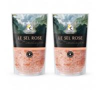 Sale rosa dell'Himalaya in cristalli, 2 buste da 1 kg