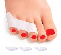 salefun Pinky Toe Separator e protettori, 4 Pezzi di gel protettori per dita sovrapposte, dita arricciate da mignolo, separatori per mignolo per attrito, blister