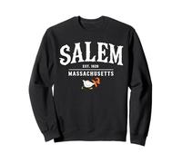 Salem 1626 Massachusetts MA Halloween Duck Witch Costume Felpa