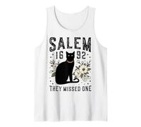 Salem 1692 Hanno Perso Una Strega processo Strega Gatto Nero Luna Strega Canotta