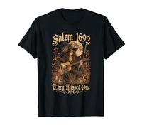 Salem 1692 Si Sono persi Una Strega di Halloween Moon Maglietta