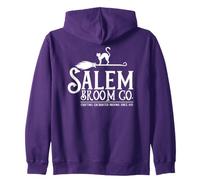 Salem Broom Company Costume da Strega da Donna Halloween Gatto Nero Felpa con Cappuccio