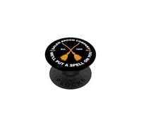 Salem Broom Company Est. 1692 Ti metteremo un incantesimo PopSockets PopGrip Adesivo