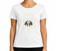Salem Coffee - Maglietta mistica da donna con cappello da strega per Halloween