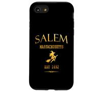 Salem Massachusetts Witch EST 1692 Lettera Halloween Custodia per iPhone SE (2020) / 7/8