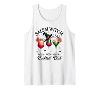 Salem Witch Cocktail Club Halloween Drink Party Design Canotta