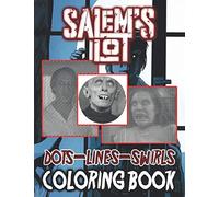 Salems Lot Dots Lines Swirls Coloring Book: Salems Lot Relaxing Activity Diagonal Line, Swirls Books For Adults And Kids - Perfectly Portable Pages
