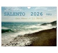 SALENTO das Meer - il Mare neu (Wandkalender 2026 DIN A4 quer), CALVENDO Monatskalender: Meer, Sonne, Licht und Wellen faszinieren und entfalten eine Sehnsucht und Ruhe