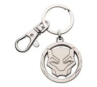 SalesOne: Portachiavi Marvel Black Panther, Portachiavi Originale Wakanda Forever, 3,5 cm in metallo color argento, Marvel Black Panther Gadget