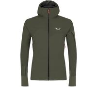 Giacca con cappuccio Salewa Agner Durastretch verde scuro - L