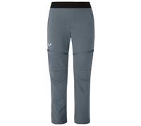 Salewa - Kid's Agner DST 2/1 Pant - Pantaloni da trekking 152 blu/grigio