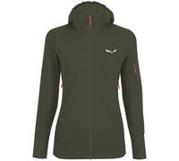 Giacca con cappuccio Salewa Agner Durastretch verde scuro donna - 38