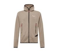 Salewa Agner Hemp 2 Hooded M - felpa in pile - uomo 56 Light Brown/Black man Canapa,Salewa Committed,Recycled Polyester