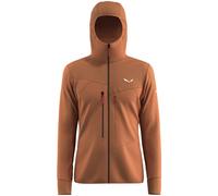 Salewa Agner Pl M Hoodie - giacca in pile - uomo 54 Dark Brown/Black/Red man Pfc-Free,Bluesign,Salewa Committed,Recycled Materials,Polarlite,Durastretch