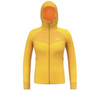 Salewa Agner Pl W Hoodie - felpa in pile - donna I44 D38 Yellow/Dark Yellow woman Bluesign,Durastretch,Polarlite,Recycled Materials,Salewa Committed,Pfc-Free