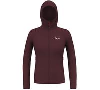Salewa Agner Pl W Hoodie - felpa in pile - donna I46 D40 Dark Red woman Bluesign,Durastretch,Polarlite,Recycled Materials,Salewa Committed,Pfc-Free
