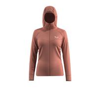 Salewa Agner Pl W Hoodie - felpa in pile - donna I48 D42 Dark Red/Red woman Bluesign,Durastretch,Polarlite,Recycled Materials,Salewa Committed,Pfc-Free