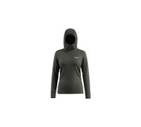 Salewa Agner Pl W Hoodie - felpa in pile - donna I44 D38 Dark Green woman Bluesign,Durastretch,Polarlite,Recycled Materials,Salewa Committed,Pfc-Free