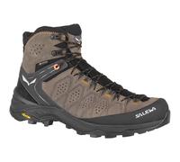 Salewa - Scarpe da trekking in GORE-TEX - Ms Alp Trainer 2 Mid Gtx Wallnut/Arancione Fluo per Uomo in Pelle - Taglia 42 - Marrone