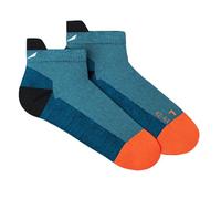 Calze Salewa MTN TRN AM Low blu scuro arancio - 39-41